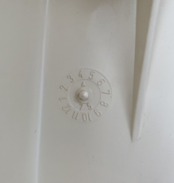 Image 1 of Casala white low stool 1970s