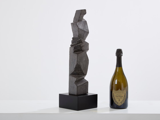 Image 1 of Sébastien Touret Scultura totem in pietra brutalista, circa 2010