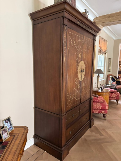 Drexel Heritage Entertainment Center / TV Cabinet – Covington Finish | Solid Mahogany – wandkast, Wood (photo 2 of 14)