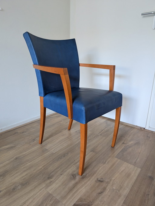 6 sillas Montis de cuero del diseñador Gerard van der Berg