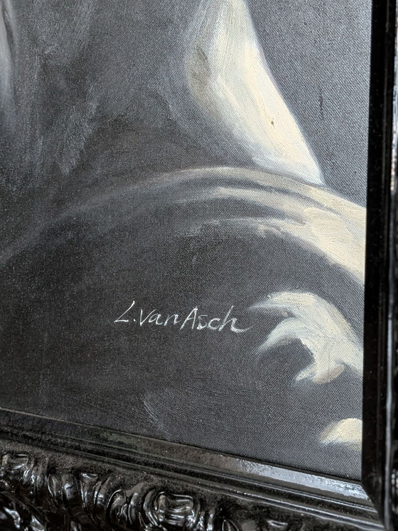 Élégance intemporelle, Peintures et dessins, Autre, Noir (photo 3 sur 5)