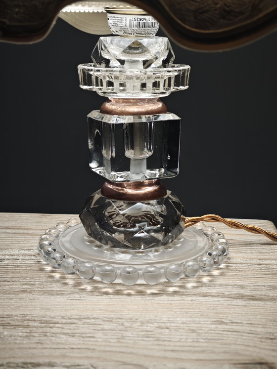 Image 1 of Vintage glazen lamp