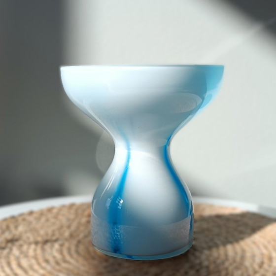 Image 1 of Hand-blown studio glass vases | Set of 2 | Czechoslovakia |