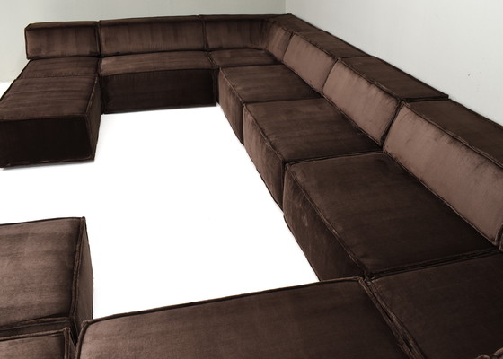 Image 1 of 21-piece COR TRIO corner sofa by COR Furniture *New upholstery*, Switzerland / Germany - 1972