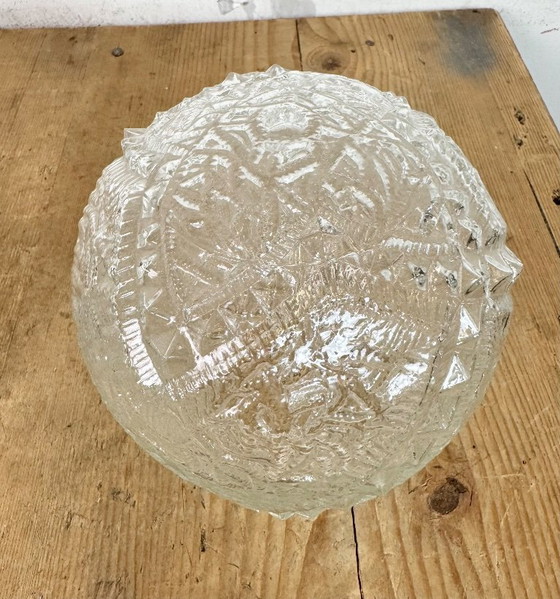 Image 1 of Vintage witte porseleinen plafondlamp, jaren 70