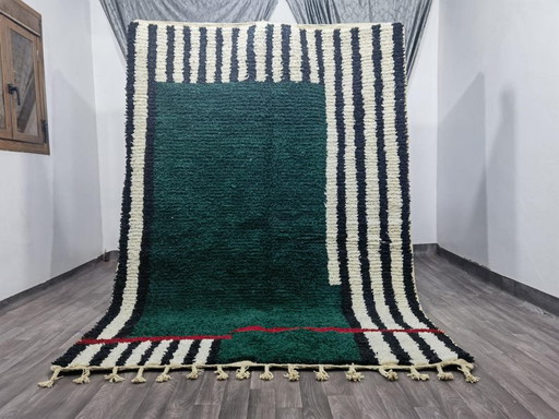 Grüner marokkanischer Wollteppich 200/300 – vloerkleden en tapijten, Wool