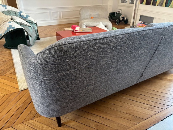 Image 1 of Sofá recto escandinavo de 2 plazas