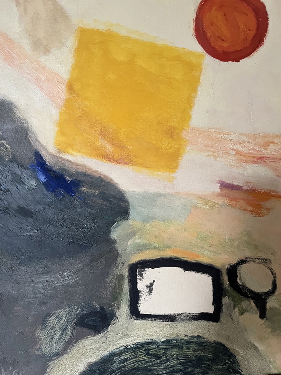 Image 1 of Marian Plug, oil on canvas 1965
