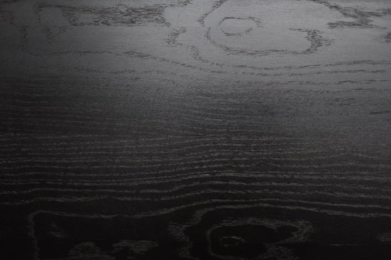 Image 1 of Vintage Mid-Century Scandinavian Modern Dark Oak Sideboard with Wooden & Metal Handles, 1960s