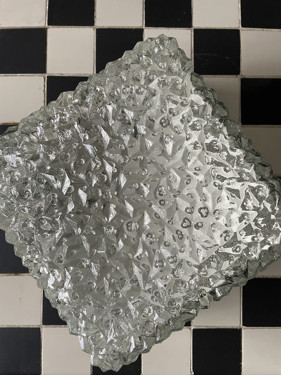 Image 1 of Lampada da soffitto a globo in vetro Holophane, 1960