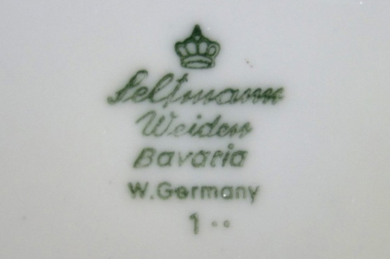 8 piatti da dessert Seltmann Weiden West Germany anni '70 – Stoviglie, Porcelain (photo 9 of 11)
