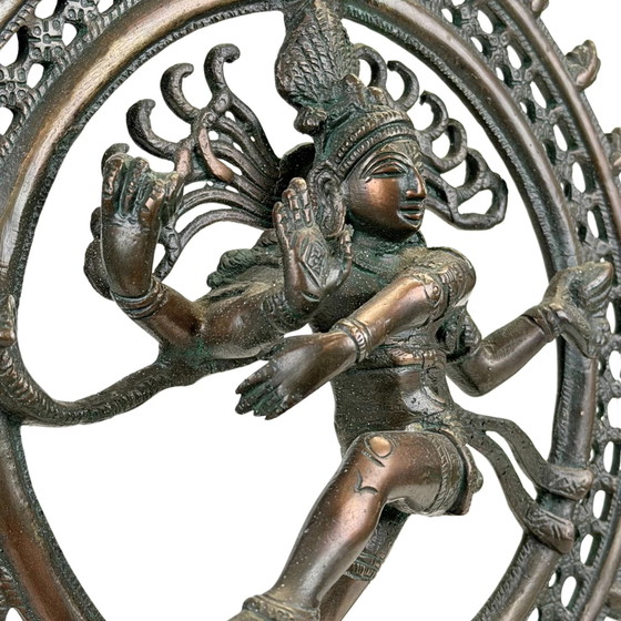 Statua Antica Shiva Nataraja in Bronzo 35 cm | 4 kg Bronzo Massiccio | India – Sculture (photo 10 of 10)