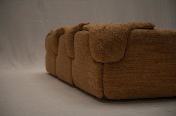 Image 1 of Vertrauliches Dreisitzer-Sofa von Saporiti - Italien 1970er Jahre