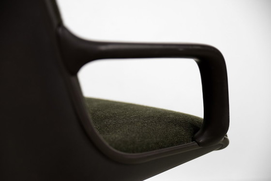 Image 1 of Vintage Mid-Century German Modern Office Chairs by Charles  Pollock for Comforto, 1970s, Set of 2