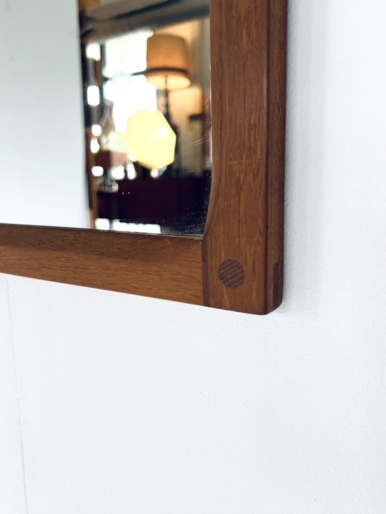 Image 1 of Miroir vintage en teck modèle #163, Kai Kristiansen '60