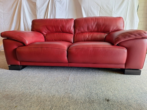 Sofá de 2 plazas de cuero – Roche Bobois, Sofás de 2 plazas, Leather, Wood (photo 7 of 8)