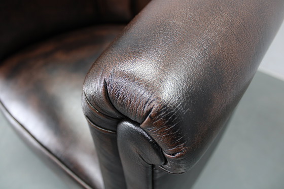 Image 1 of Vintage leren fauteuil, Tsjecho-Slowakije
