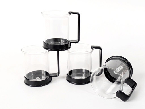 Vintage Bodum Brazil Coffee Cups, Set of 4, Carsten Jørgensen Design