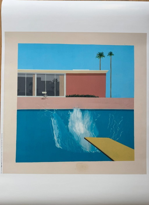David Hockney, A Bigger Splash, 1967, Copyright David Hockney, Impreso en el Reino Unido