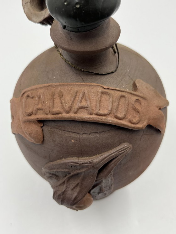 Handcrafted Calvados Jug in Noron Stoneware, Decorative Objects, Ceramic, Brown, Rustic (photo 3 of 9)