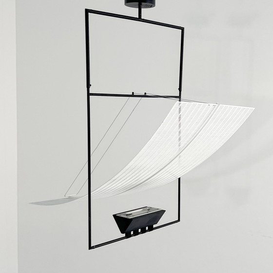 Image 1 of Zefiro Hängelampe von Mario Botta für Artemide, 1980er Jahre