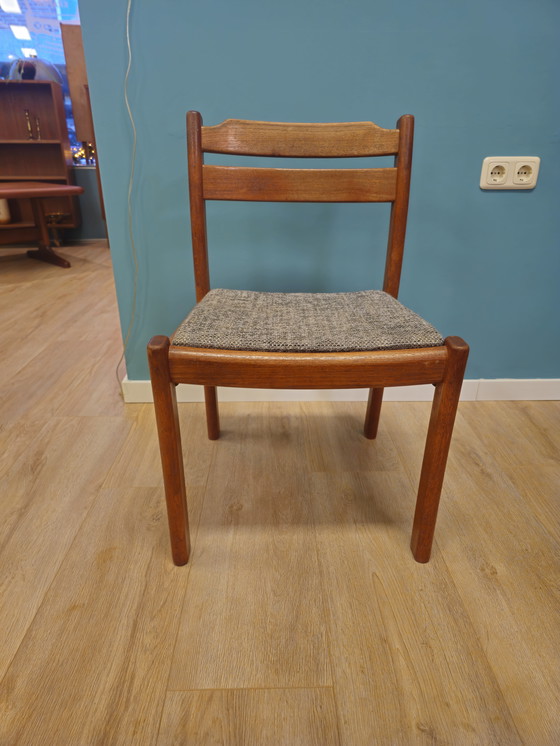 Image 1 of Set of 6 Vintage Dining Room Chairs Dyrlund Danish Dining Room Chair Chair Chairs