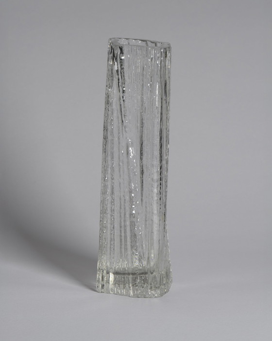 Image 1 of Curated Brutalism: A Rare Duo of Martin Freyer’s 'Glasstruktur' Vases for Rosenthal Studio Line, 1970s