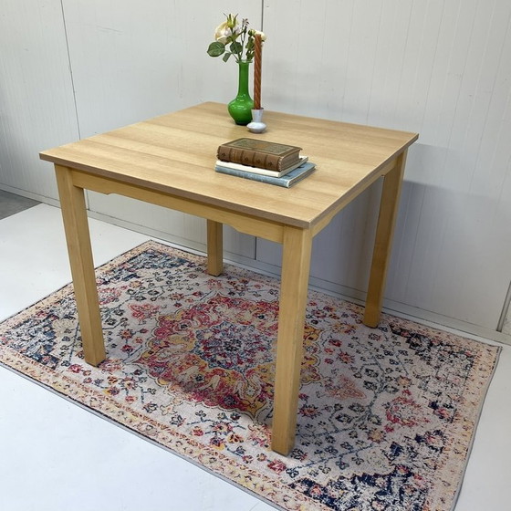 Image 1 of Vintage school table dining table craft work table