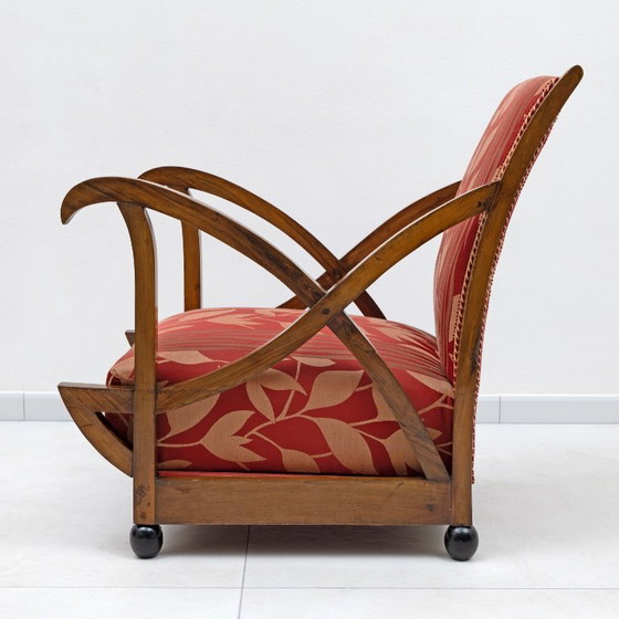 Image 1 of Pair of Italian Art Deco Armchairs Attributed to Maurizio Tempestini, 1940s