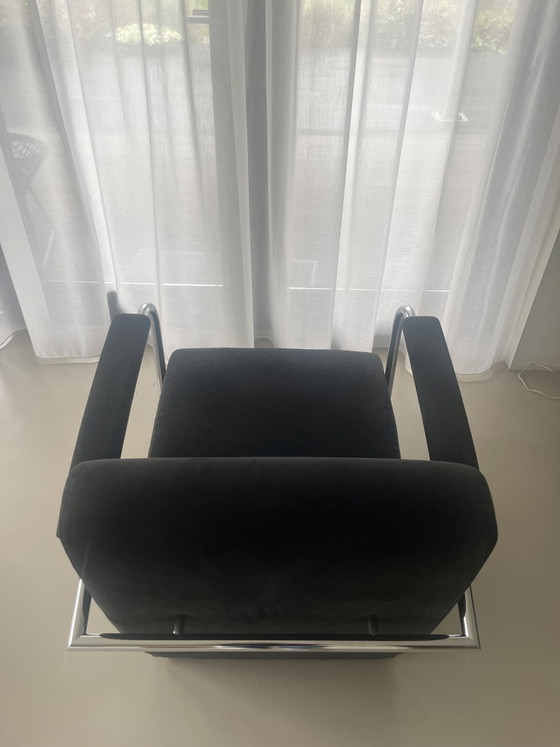 Leolux Scylla (2 Pieces) Black Alcantara – Armchairs, Textile, Chrome (photo 9 of 9)