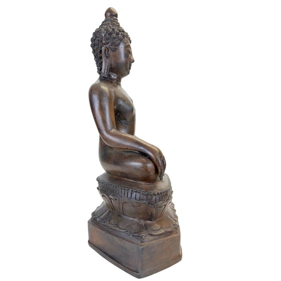 Buddha Thai Sukhothai – Sculture, Bronze (photo 3 of 10)