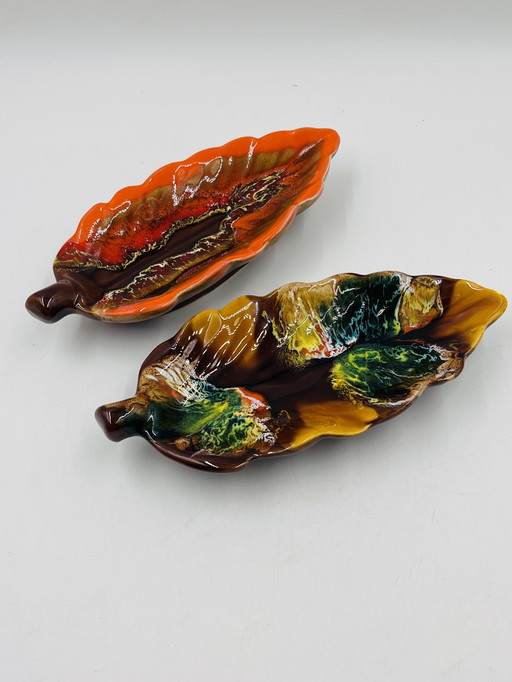 Set aus zwei Vallauris-Dienern