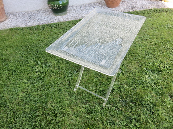 Image 1 of Roche Bobois Plexiglas Side Table, 1970