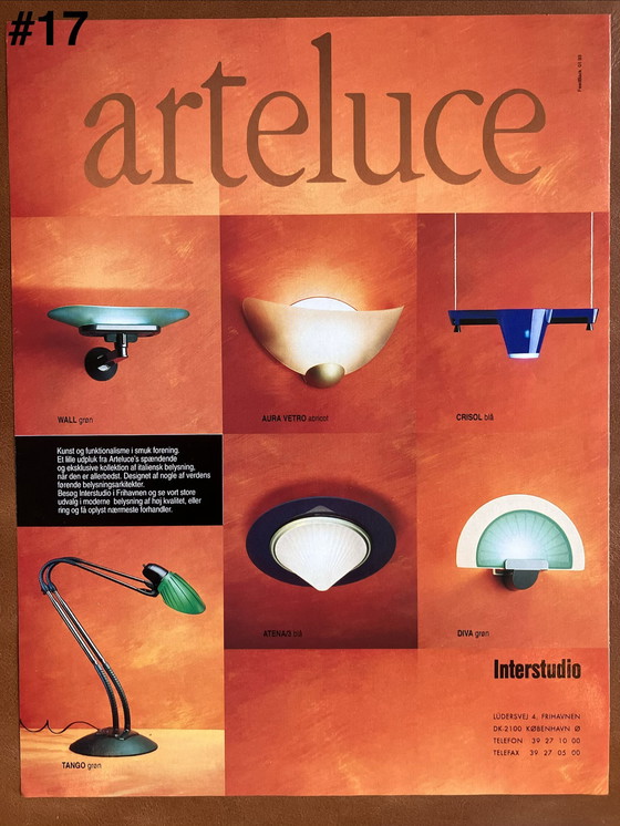Image 1 of Materiale pubblicitario dal design vintage anni '80 e '90