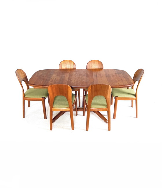 Image 1 of Table de salle à manger extensible vintage, Glostrup Møbelfabrik '70