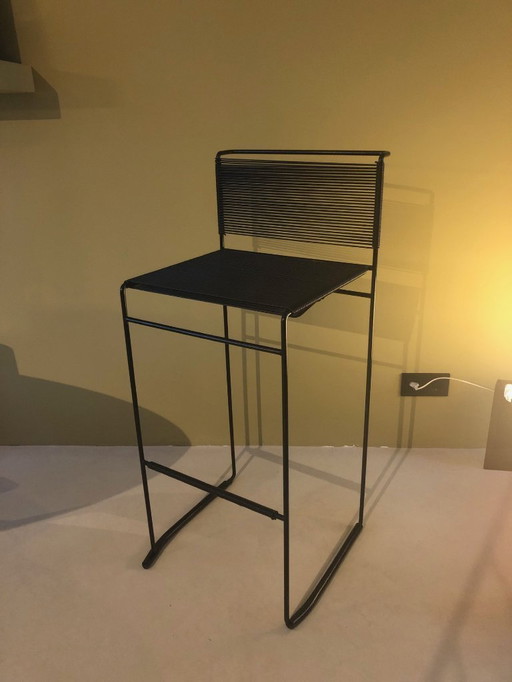 Fly-Line Belotti Spaghetti barstool black