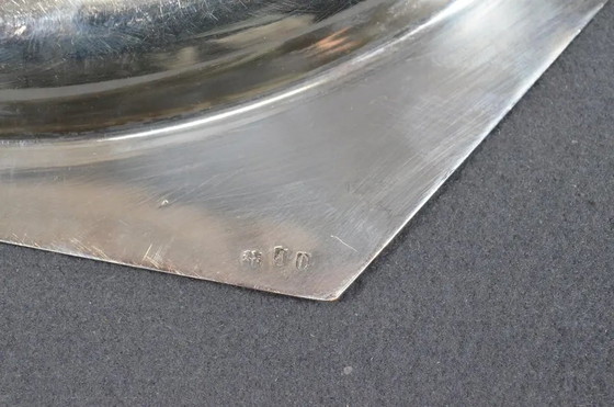 Vintage French Silver-Plated Serving Platters, Assembled Set of 3 – Crockery (photo 9 of 11)