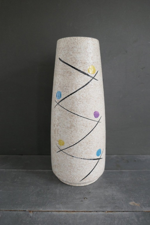 Vintage Bay Keramik large vase 665-35 W. Germany