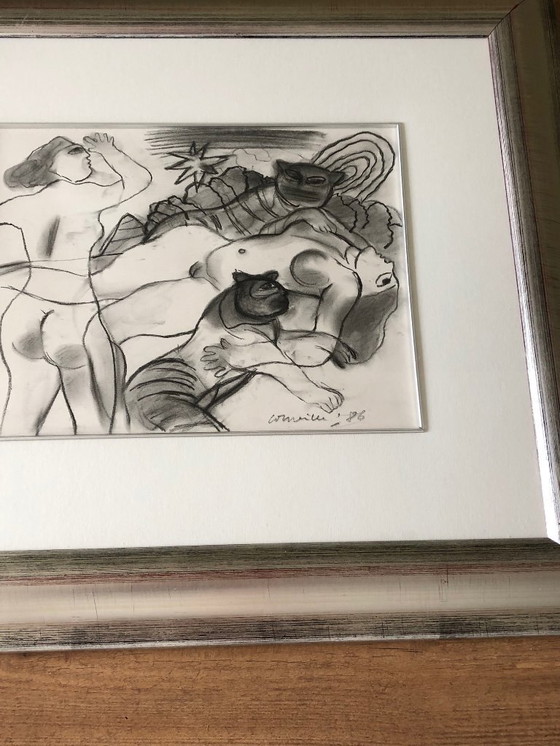 Image 1 of Corneille krijttekening 