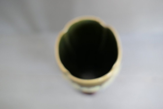 Image 1 of Art Deco vase Faiencerie de Thulin numbered 1943