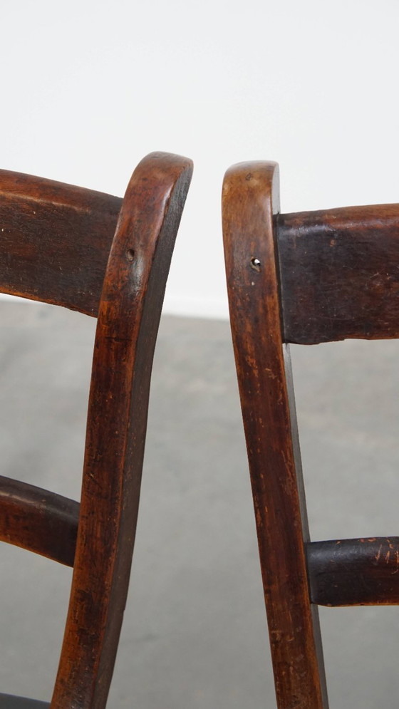 Image 1 of 6 x Antiker englischer Oxford Ess-/Küchenstuhl
