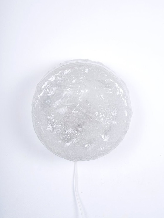 Image 1 of Wand- of plafondlamp IJsglas