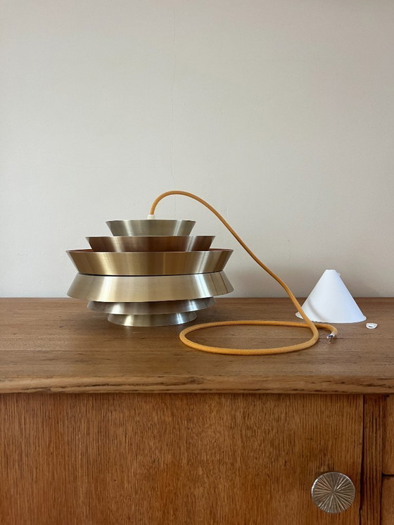 Image 1 of Suspension vintage Trava - Carl Thore - Lampe design suédoise
