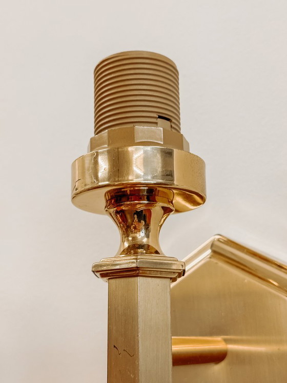 Image 1 of Brass vintage wall lamps, set of 2