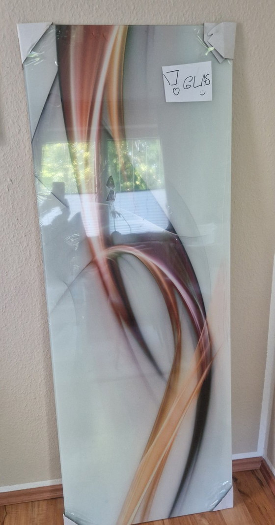 Image 1 of Tableau en verre Kuns de ArtDeco