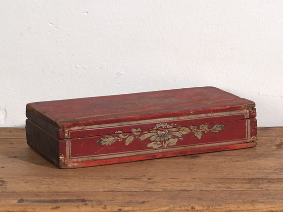 Caja antigua con pátina roja (c.1900) #4 – Armarios de almacenamiento (photo 14 of 40)