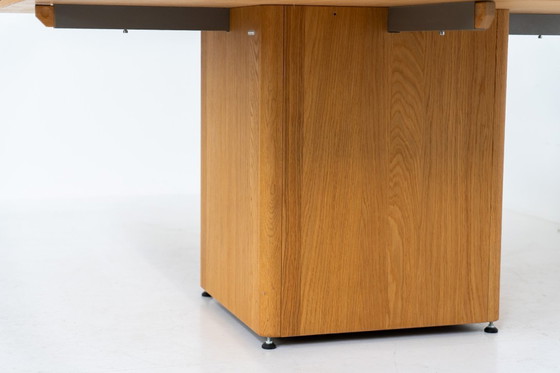 Image 1 of Table à manger « Cirkante » de Bob & Dries Vanden Berghe pour Vanden Berghe Pauvers (Belgique, années 1970).