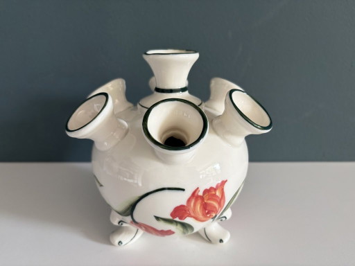Hand-painted ceramic tulip vase - Delfleur Holland - 17cm – vazen