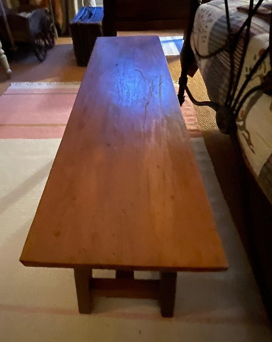 Image 1 of 2 robuste panchine di legno