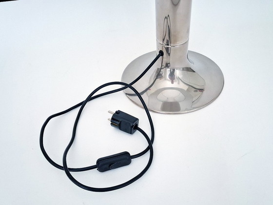 Vintage design Table lamp, nickel-plated – Plastic, Metal (photo 12 of 14)